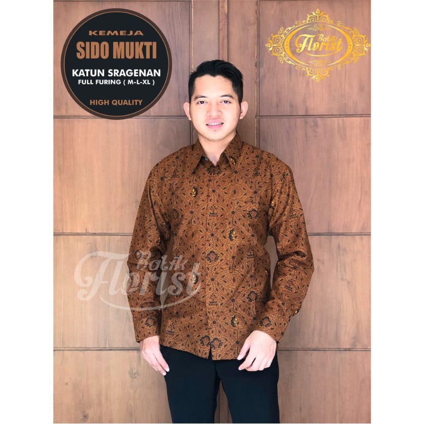 SIDOMUKTI / BATIK PRIA LENGAN PANJANG / by BATIK FLORIST / 10.3