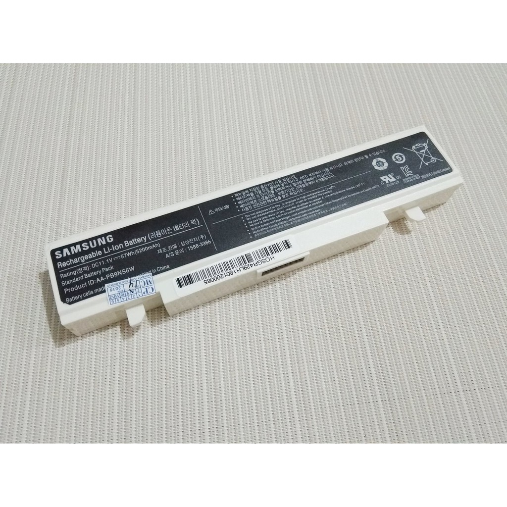 Baterai Laptop Samsung RF510 RF410 RF710 RC720 RC410 RC408 RC508 R540 R431 R525 R425 Original White