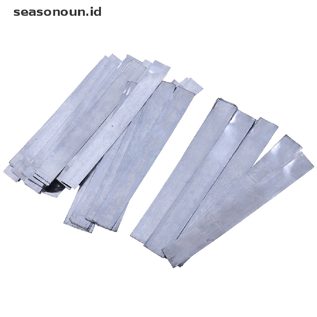 (seasonoun) 50 Pcs Timbal Pemberat Pancing Bahan Timah