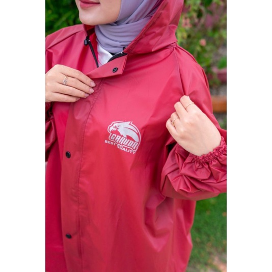 JAS HUJAN BY GARUDA SETELAN JAKET CELANA PRIA DAN WANITA BAHAN TEBAL PVC 0,25TAHAN AIR HUJAN