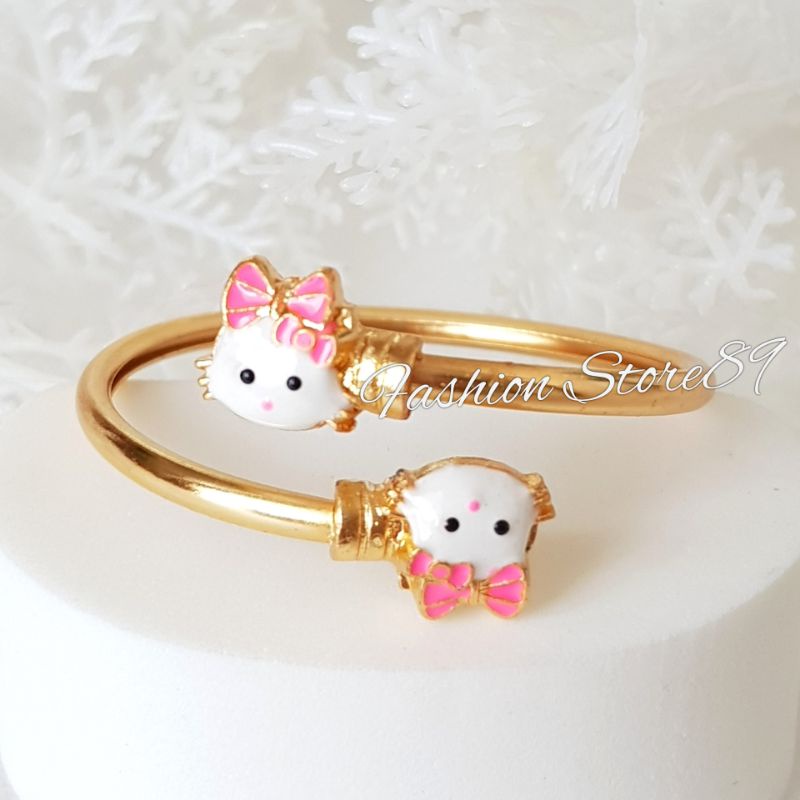 Ready Gelang Bangle Anak Flexibel impor perhiasan xuping Lapis Emas Bestseller