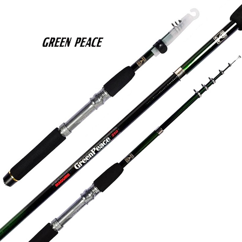 Joran Pancing Maguro GREEN PEACE I Telescopic I Joran Udang I Joran Antena I 240