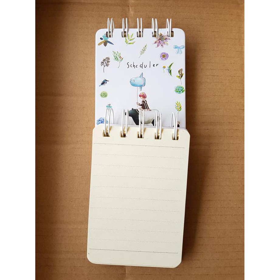 

BARU Note Book/ Buku Tulis Spiral Mini Girl Scheduler