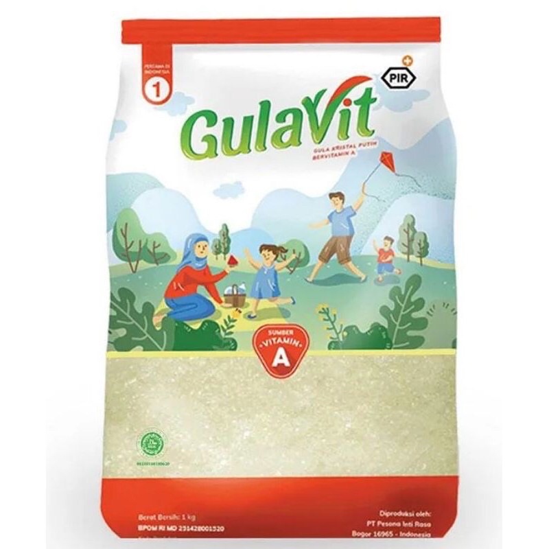 

Gulavit 1 Kg - Gula Pasir Kristal