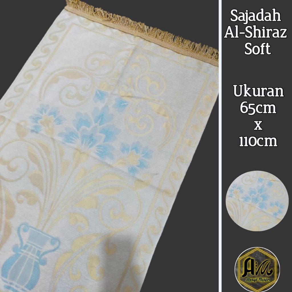 Sajadah Turki Gold Premium Rumbai Tambang Lembut /Harga Grosir