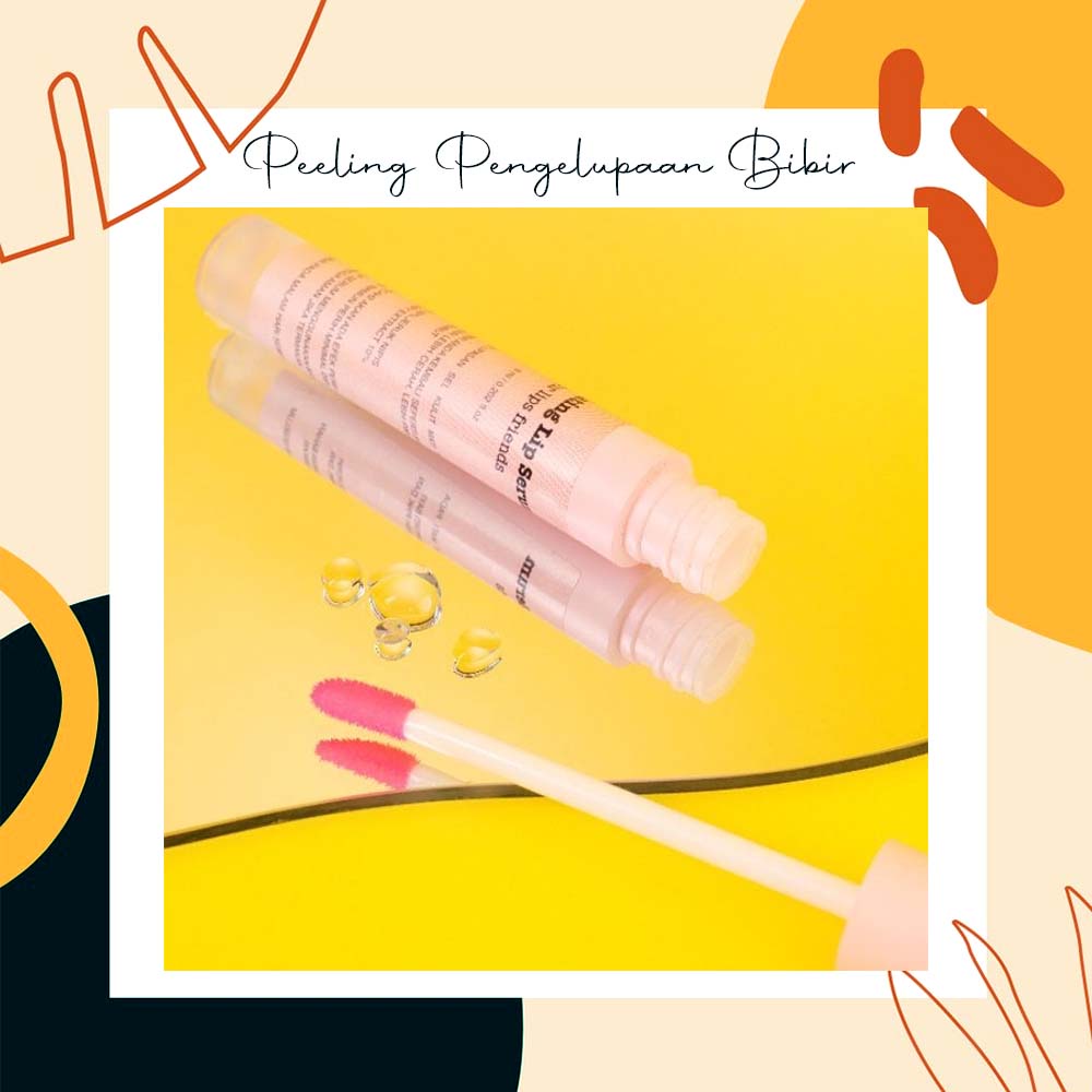 PEELING PENGELUPASAN BIBIR || EXFOLIATING LIP SERUM || SERUM PENGELUPASAN BIBIR | Melembabkan Mencer
