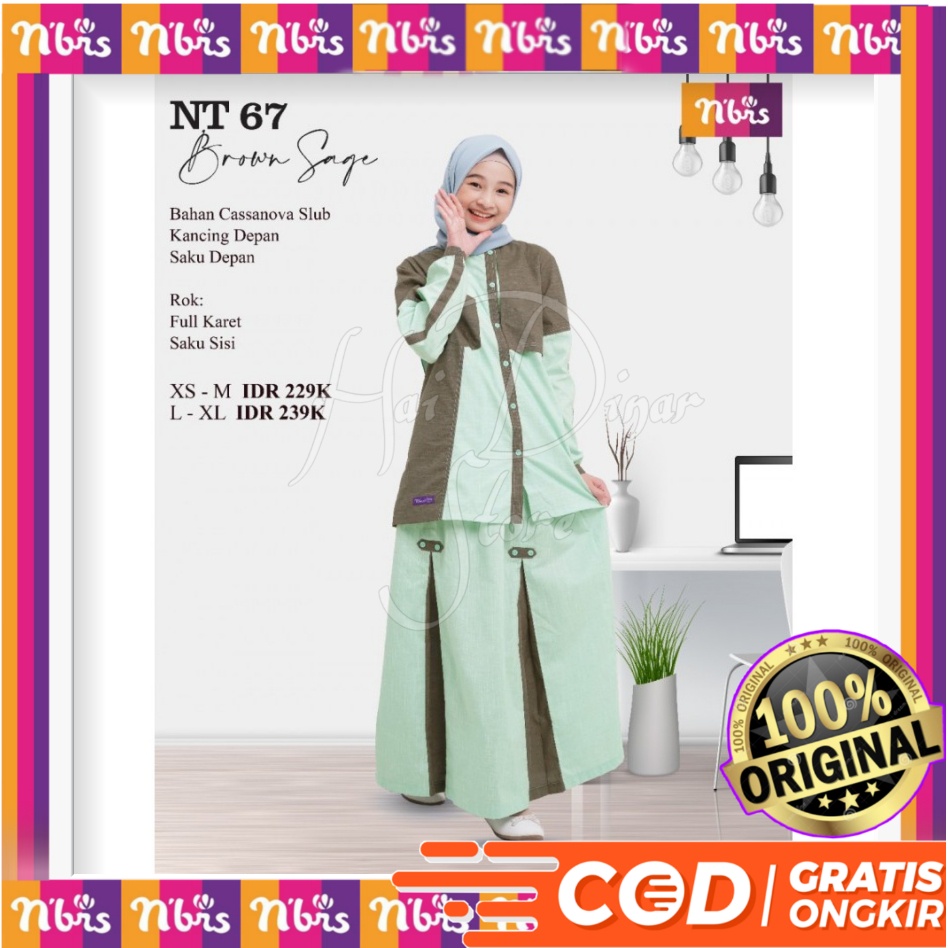 [Baru] Nibras Teen setelan Setelan NT 67 Nibras Teen Ready