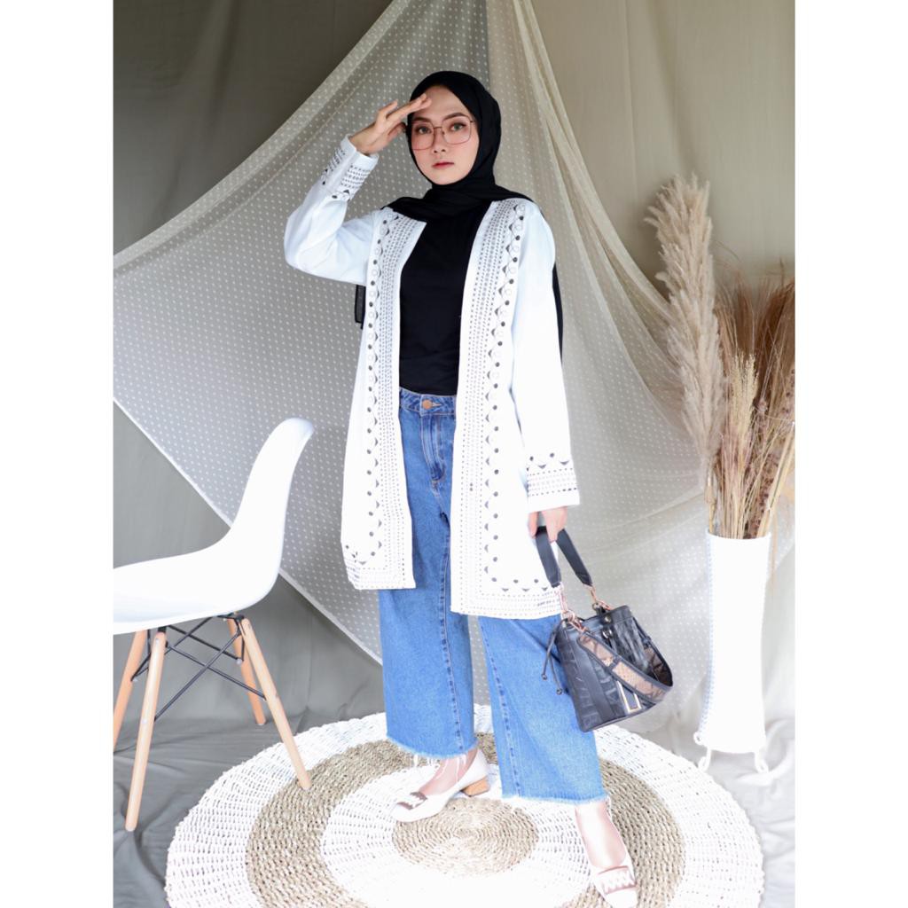 Bisa COD DILMA OUTER – Fashion Hits Ootd Outerwear Outermurah Cardigan murah