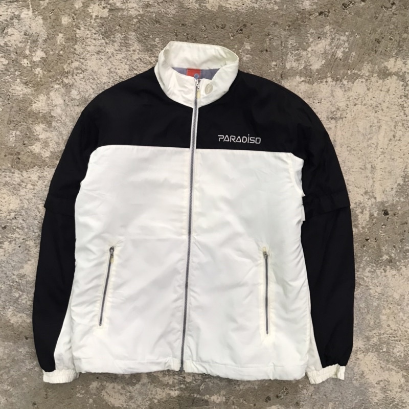 WINDBREAKER JAKET PARADISO 2 TONE COLLOUR / JAKET CASUAL PRIA / JAKET TEBAL / JAKET COLLOUR BLOCK / 