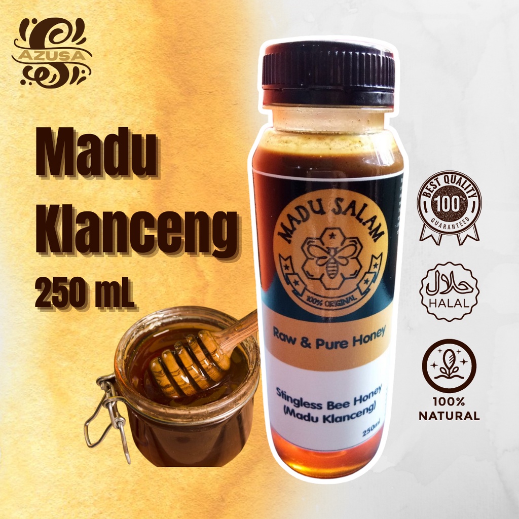 

Madu Klanceng 250 mL/ Madu Meliponin/ Madu Lebah Tanpa Sengat/ Stingles Bee Honey/ Meliponine Honey