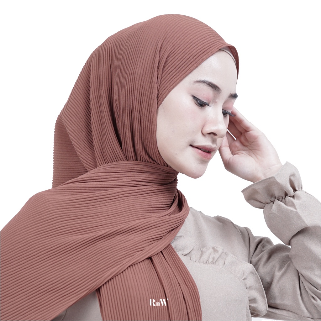 hijab pashmina plisket premium/pashmina Plisket Merci termurah/pashmina hijab/kerudung pashmina