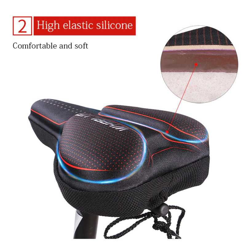 [ORIGINAL] Cover Jok Sadel Sepeda Gunung Silicone Gel Bicycle Seat Empuk Sporty Saddle Comfortable Comfort