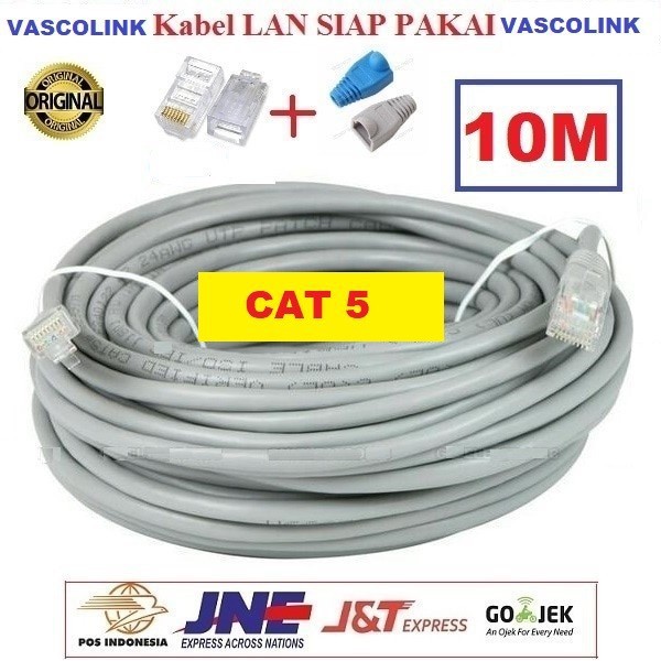 Kabel LAN Vascolink 10 M UTP RJ45 Cat5 ORIGINAL