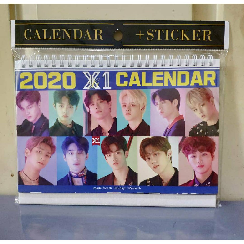 

[READY] X1 Calendar 2020 / Kalender Meja