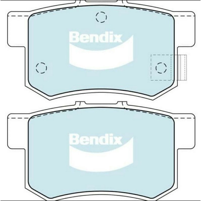 Brake Pad / Kampas Rem Belakang Honda Accord 2008 / Oddesey / CRV DB 1265 GCT
