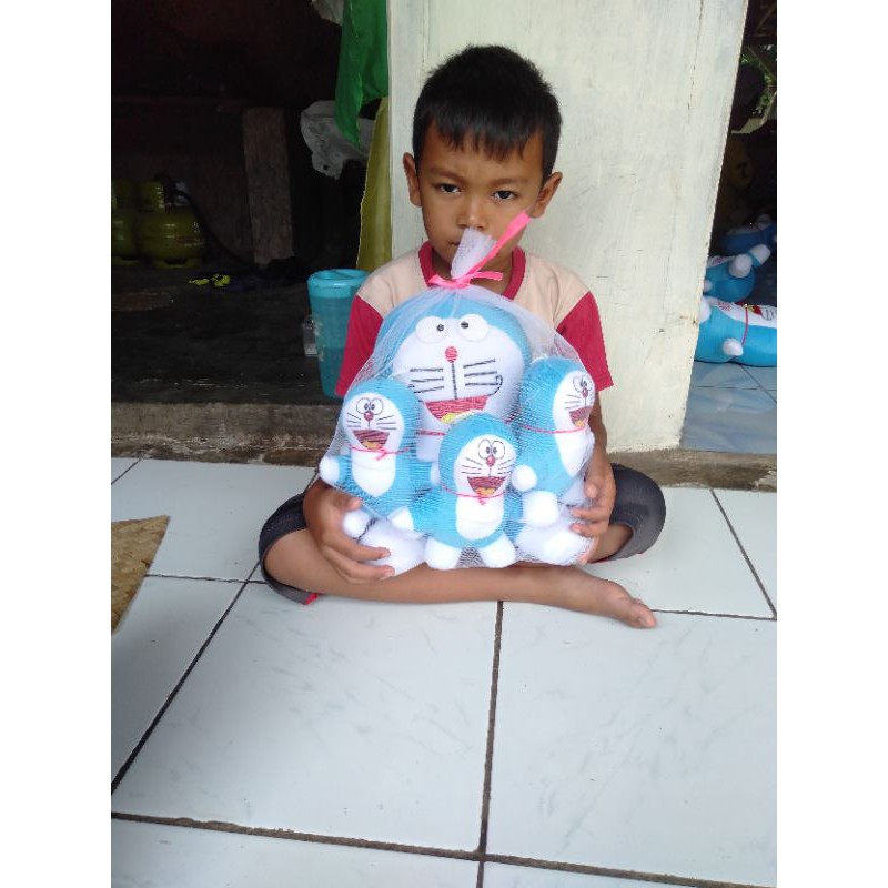 (COD) Boneka doraemon beranak 3