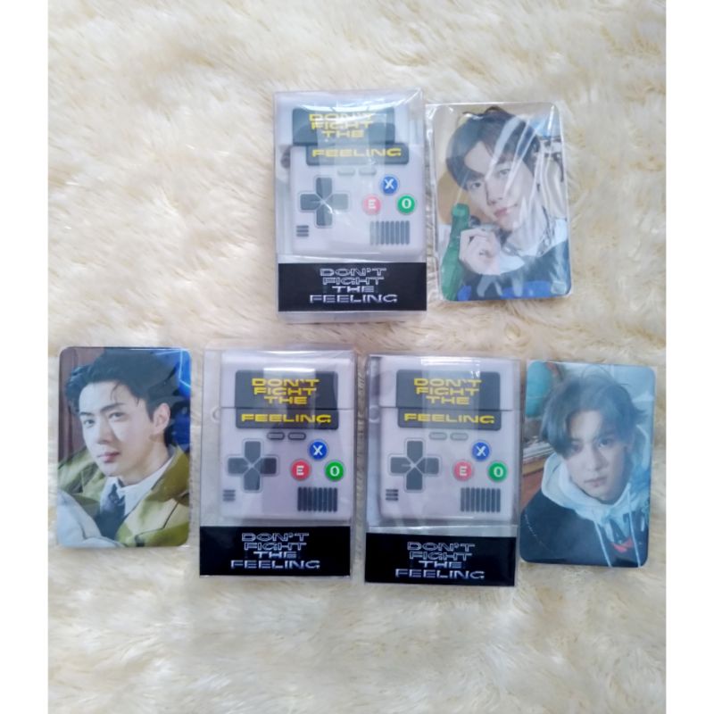 EXO AIRPOD CASE DFTF DON'T FIGHT THE FEELING MD BAEKHYUN SEHUN CHANYEOL PHOTOCARD