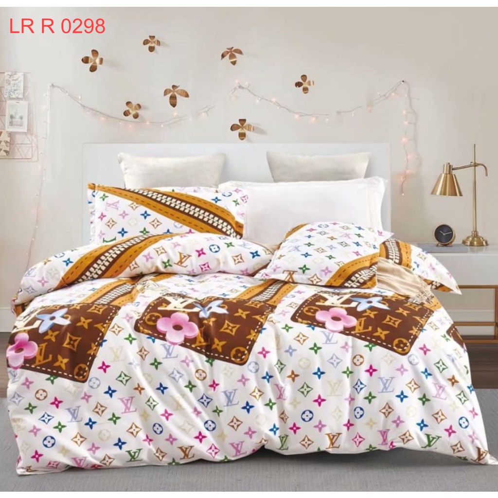 Kain Sprei Katun Jepang Monogram