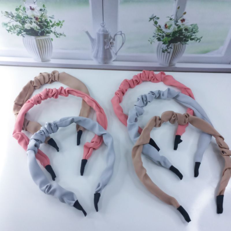 Bando Scrunchie Heaband Isi 1pcs Bando Scrunchie Bando Korea Bando Import