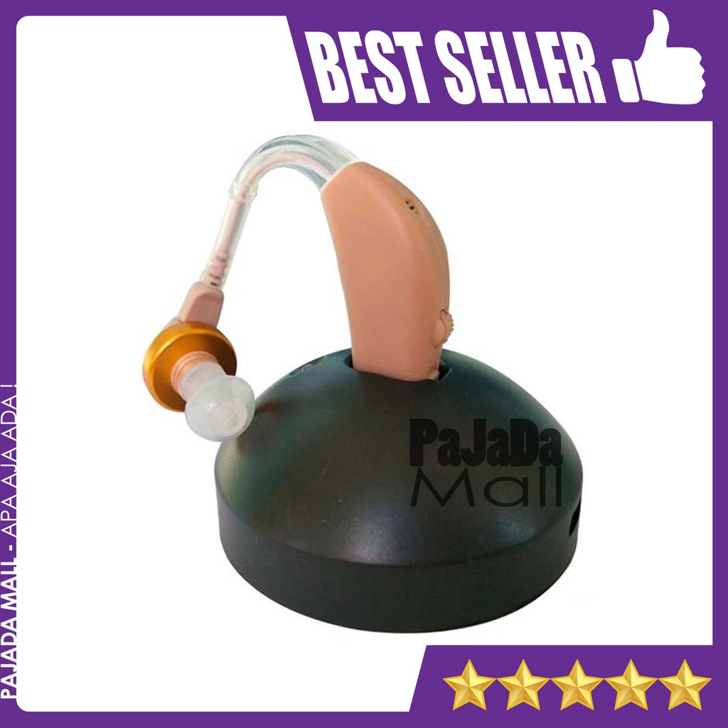 Alat Bantu Pendengaran Orang Tua Tanpa Kabel Dengan Charging Station