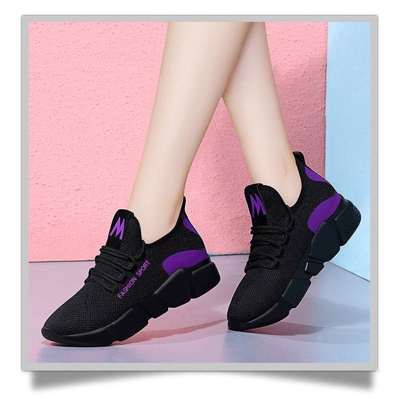 Sneakers Casual Fashion Wanita Sport Running Terbaru Design Simple Elegan - 8065