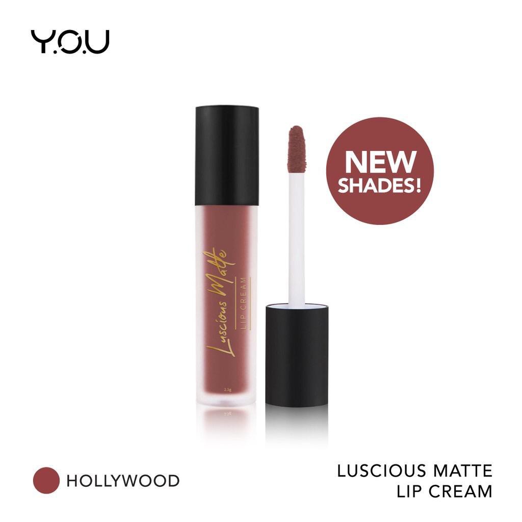Official Distributor YOU Luscious Lip Cream Lipmatte Lipstik Matte Lipstick Matte Lipstik YOU