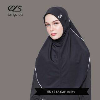 EYS Hijab Sport SYARI ACTIVE ” BLACK ”