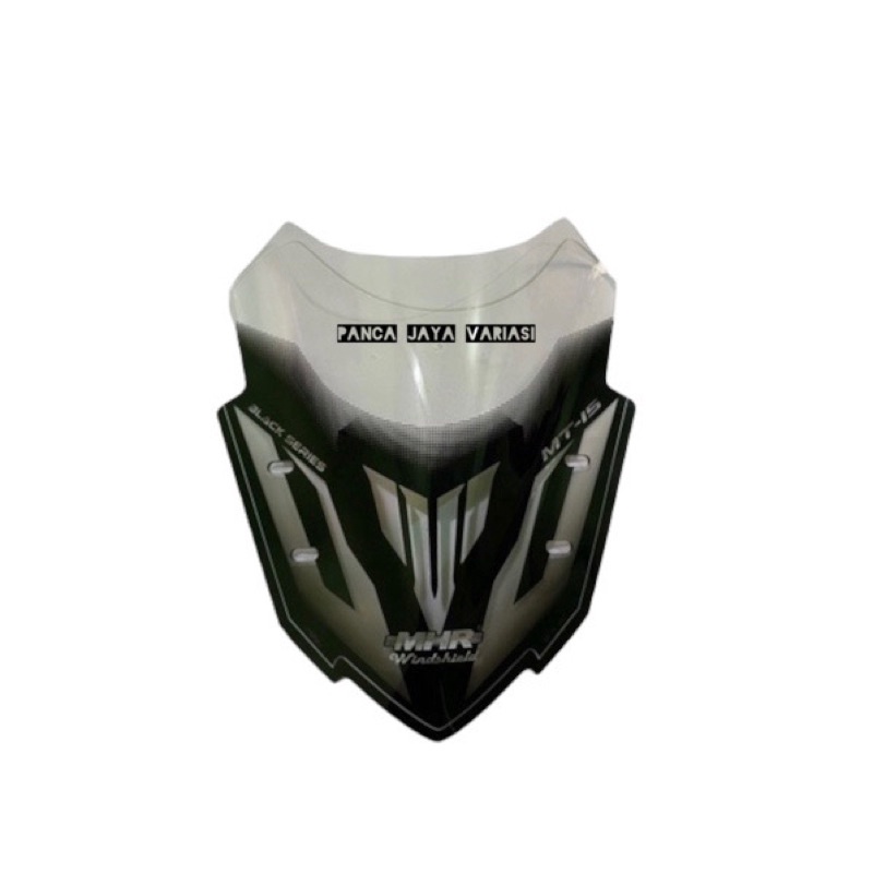 windshield all new yamaha mt15 visor mt15 flyscreen frontshield tameng front shield mt 15 mhr carbon Black Series