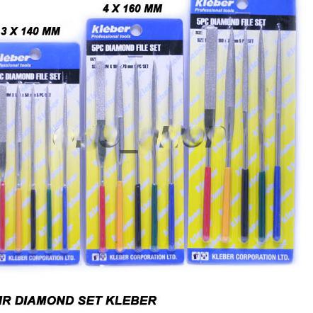 

SS-694>> Kikir Diamond File Set 14 cm 5pc Merk KLEBER
