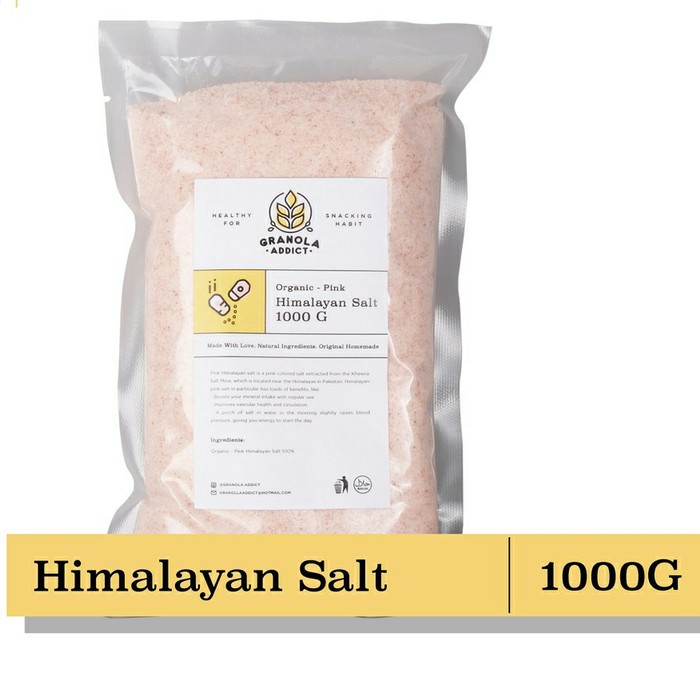 

Produk Terbaru - Organic Himalayan Salt 1Kg Garam Himalaya Organik Dark Pink