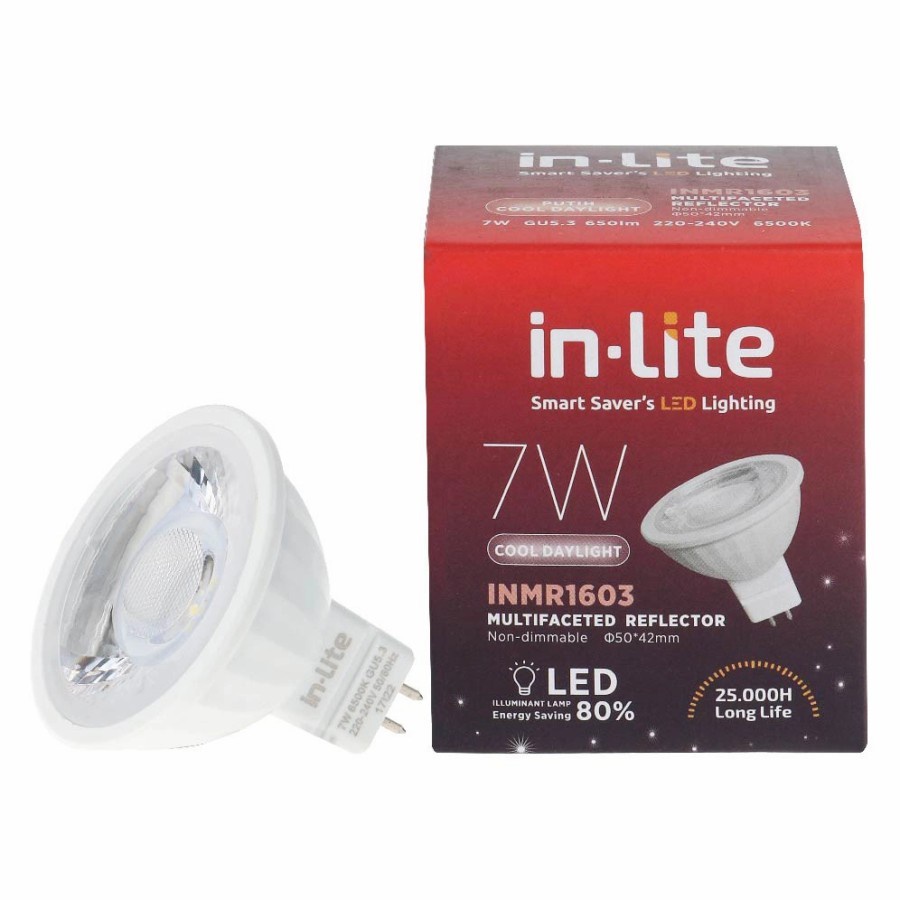 Inlite Lampu Spot MR16 7W Putih / Kuning - Halogen Sorot LED 7 Watt