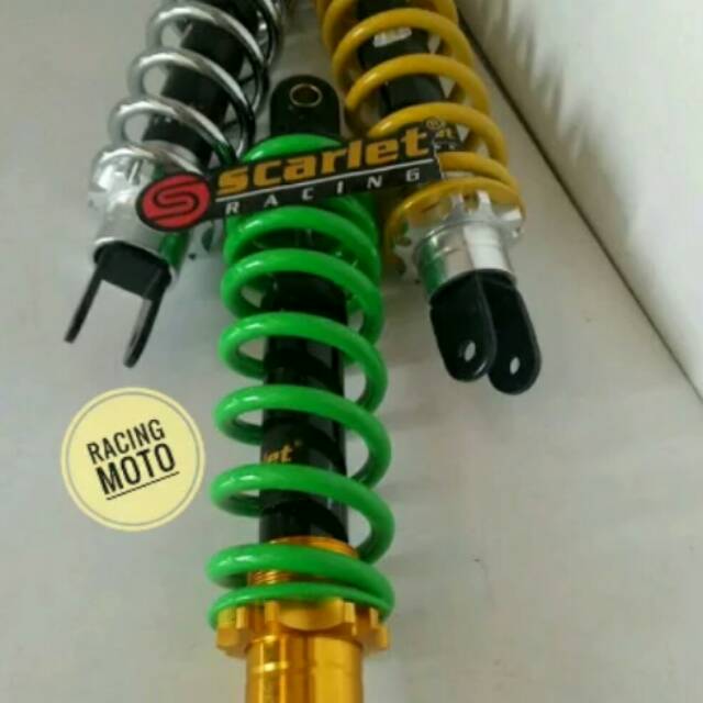SHOCK BREAKER BELAKANG METIC VARIO-SCOOPY-BEAT-SPACY SIZE 310 SCARLET