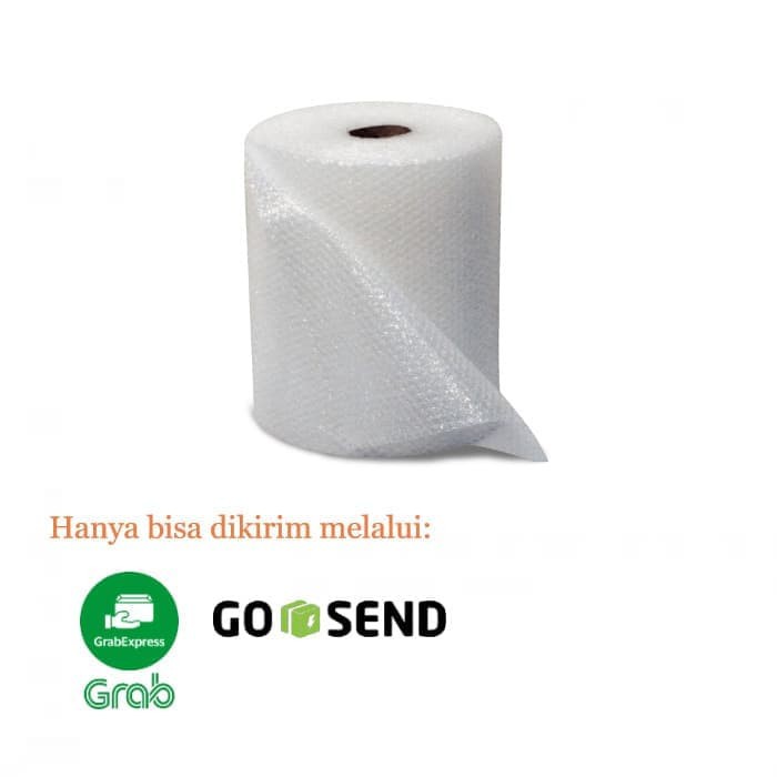 

Bubble Warp Ukuran 60cm x 50m KHUSUS GOJEK GRAB - Bening