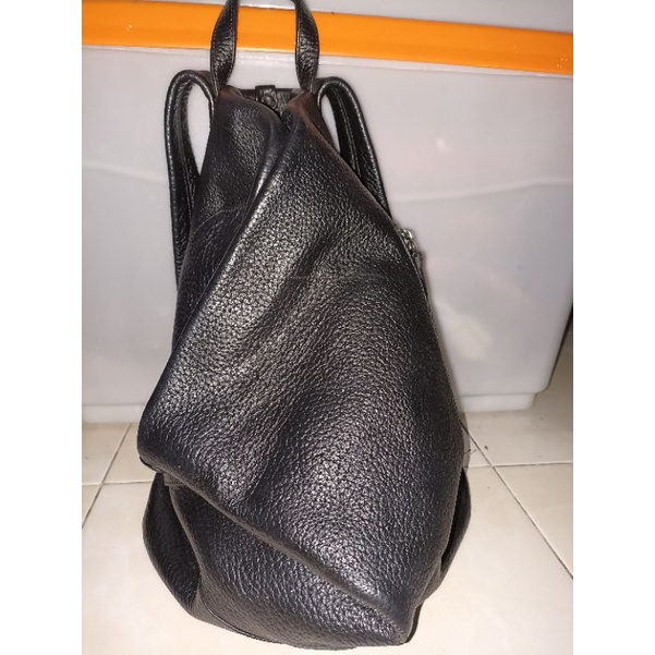 backpack kulit asli