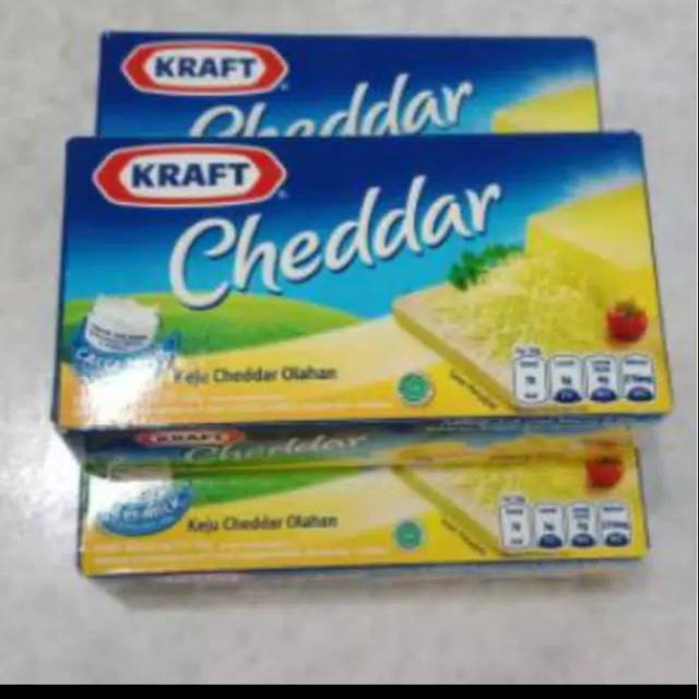 

Keju Kraft cheddar 165gr