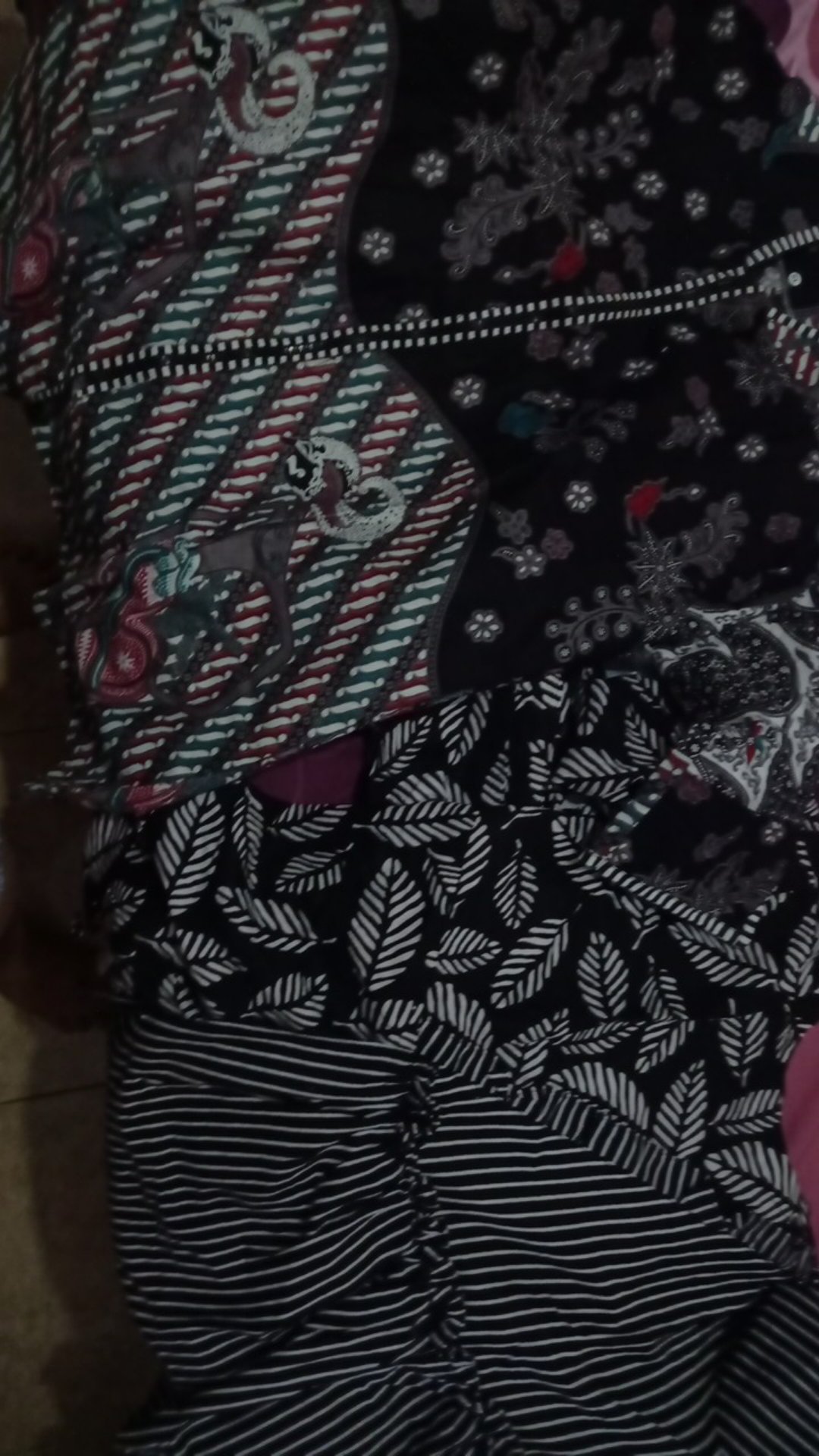 Tey-17 Batik Wanita Asj Sa Hrb026 Kenongo Kemeja Tosca Pendek