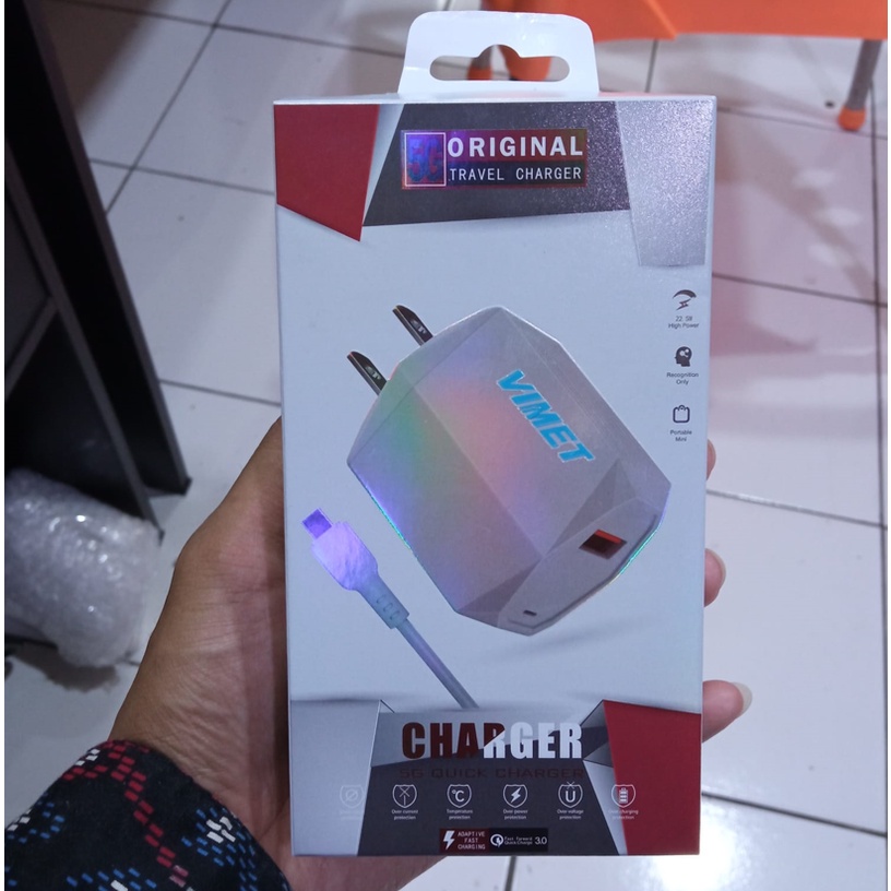 Charger VIMET Original Fast Charging Quick Charge 3.0