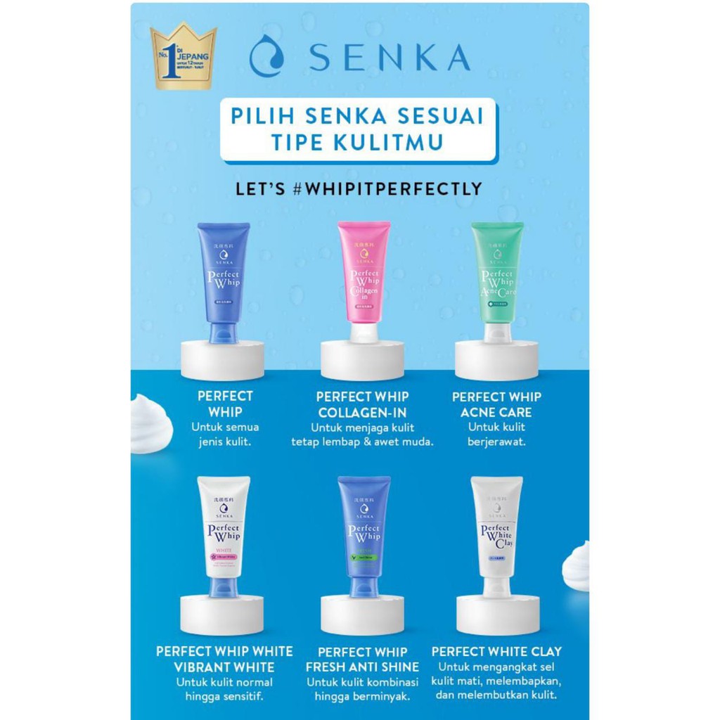 SENKA Clay Perfect White Facial Foam