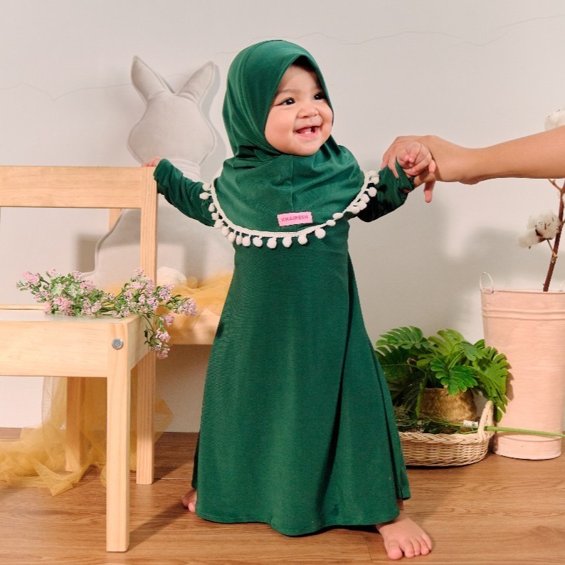 Gamis Bayi / Gamis Anak Perempuan Original Khaireen Usia 0-5 Tahun Khaireen / Gamis Bayi Perempuan