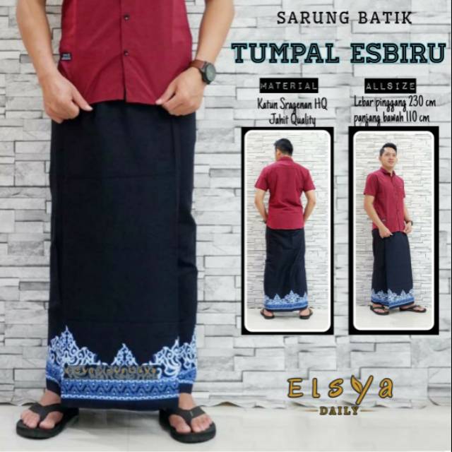 SARUNG BATIK TUMPAL ESEBIRU BY ELSYA DAILY