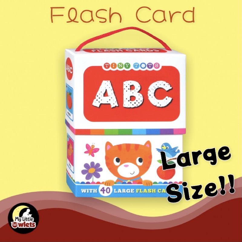 Jual Igloo Tiny Tots Flash Card Box ABC (Flash card import) Shopee