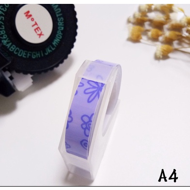 MOTEX Dymo Embossing Label Maker Printer Label DIY Manual Typewriter Tape Capital Mesin Pembuat-label tape - A4