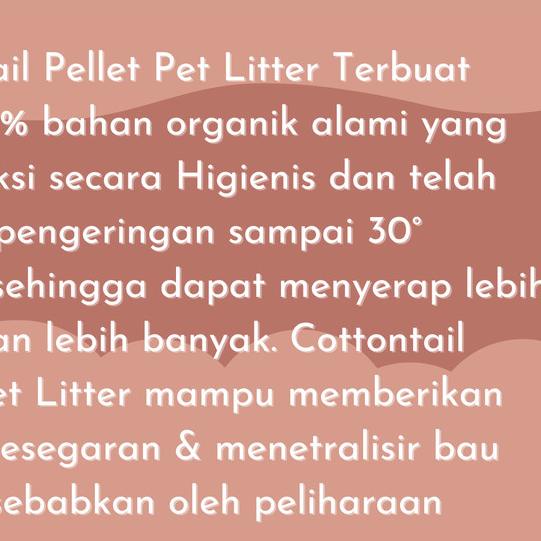 ➪ Cottontail Pellet Pet Litter - Wood Cottontail Pellet Pet Litter 5Kg ✭