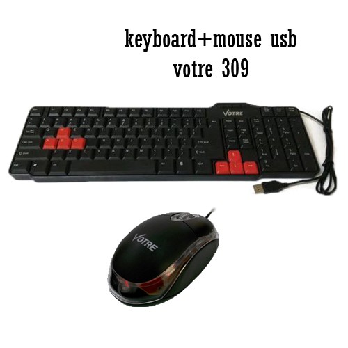 VOTRE PAKET KEYBOARD MOUSE USB KM-309