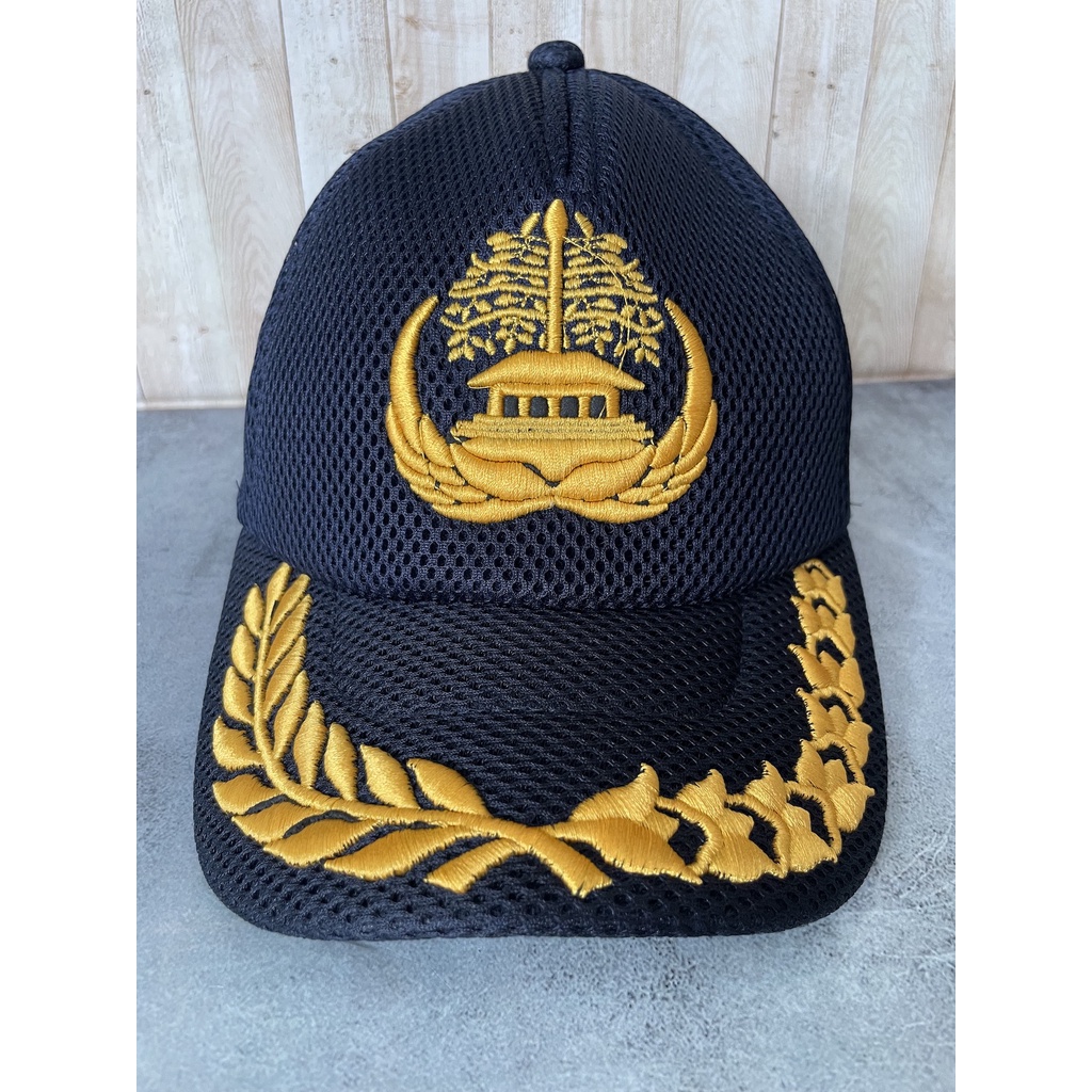 Topi Jaring Korpri PNS Golongan 3 (Padi Kapas Birdong) - Topi Korpri Golongan 3 - Topi Jaring - Topi PNS