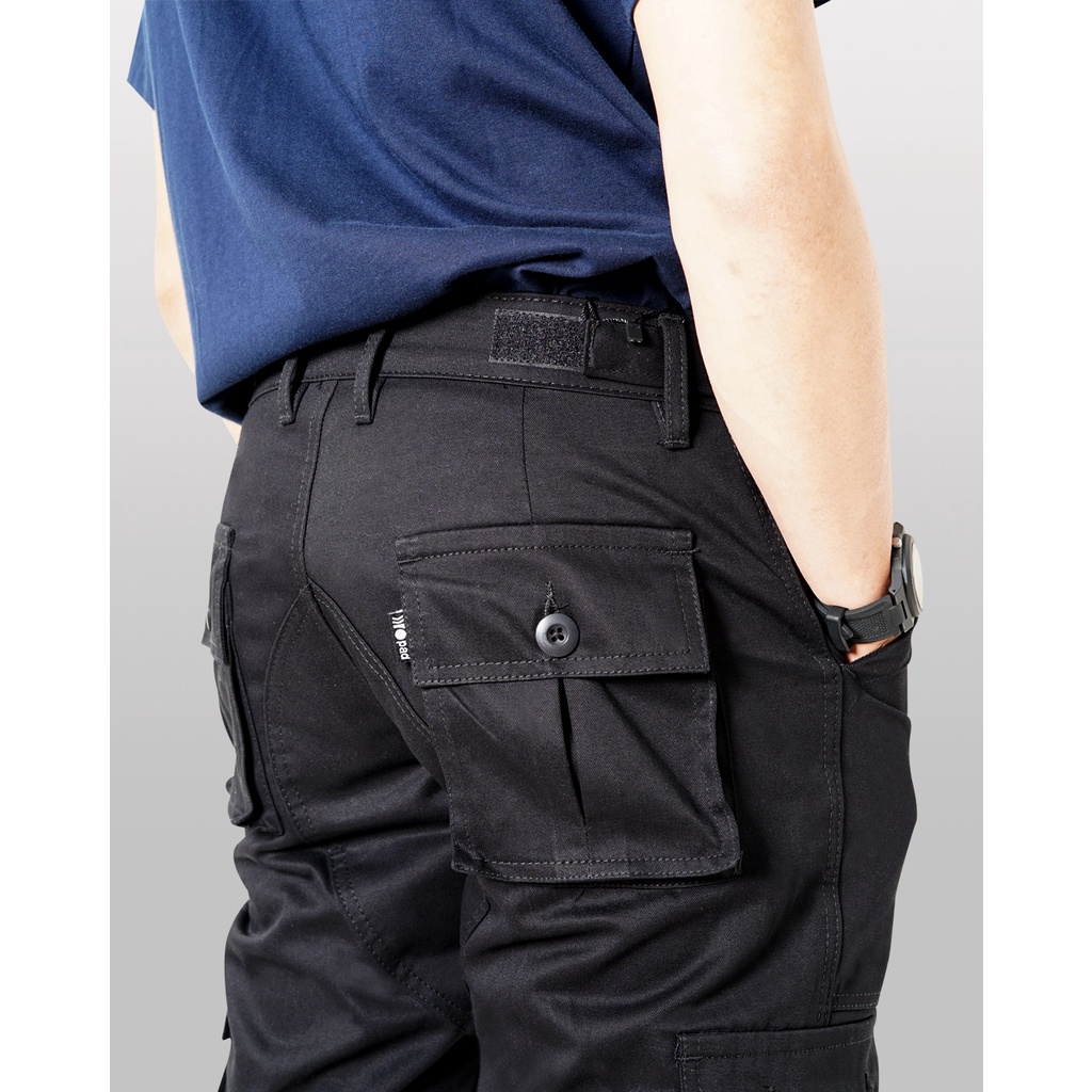 PLAIN AS DAY - TOBEY CARGO PANTS - BLACK