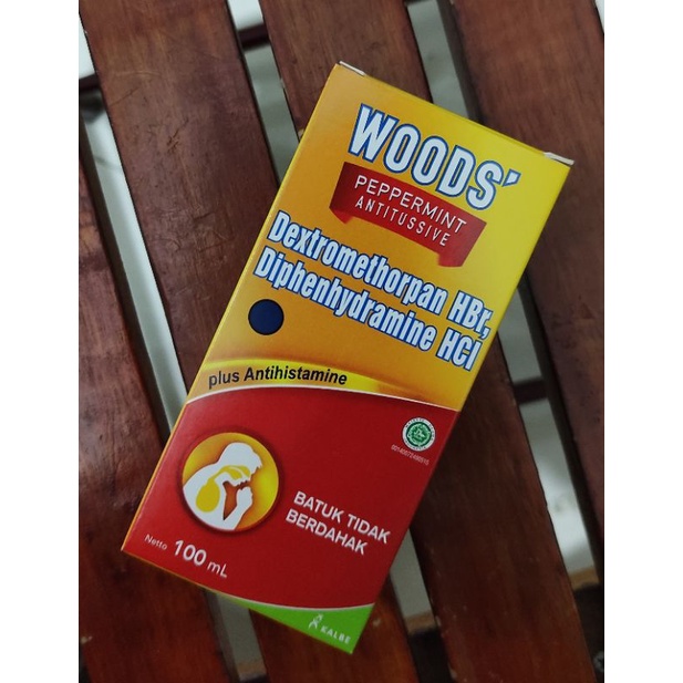 Woods Antitusive Sirup 100 ML / Batuk Tidak Berdahak / Batuk Alergi