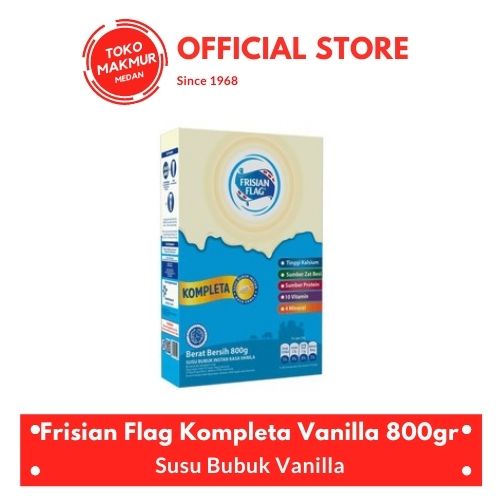 FRISIAN FLAG / BENDERA KOMPLETA VANILLA 800GR