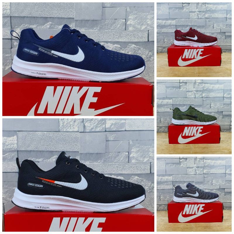 Sepatu Running Pria Nike Zoom Pegasus Men. Sneakers Pria Tali