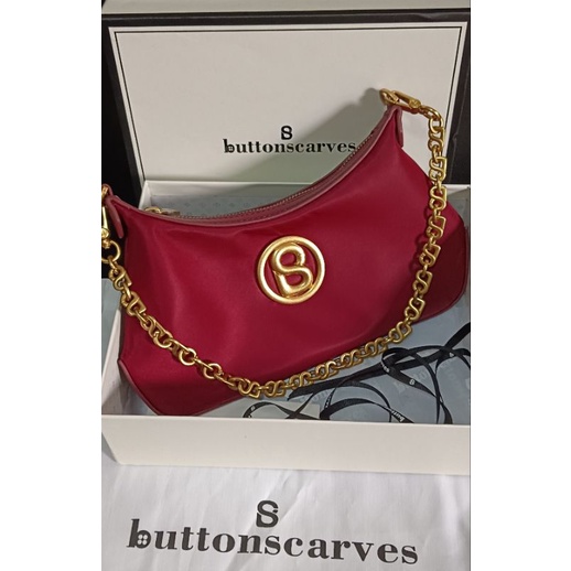 Luana nylon bag cherry buttonscarves